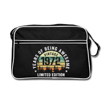 Legendary since 1972, Vintage Edition 1972 Retro - Retro Bag - black/white - Front
