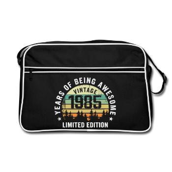 Légendaire depuis 1985, Édition Vintage 1985 Retro - Sac Retro - noir/blanc - Devant