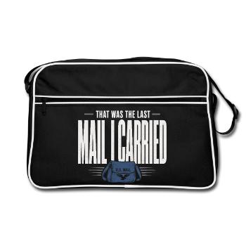 Retired Postman Retired Postman - Retro Bag - black/white - Front