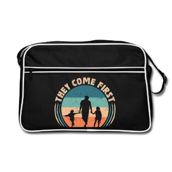 Single Dad Single Dad - Retro Bag - black/white - Front
