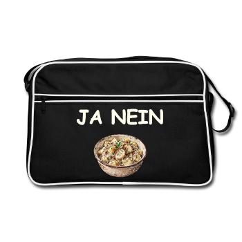 Ja Nein Kartoffelsalat - Sac Retro - noir/blanc - Devant