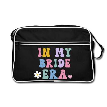 À l’époque de ma mariée mariée - Sac Retro - noir/blanc - Devant