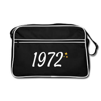 1972 - Retro Bag - black/white - Front