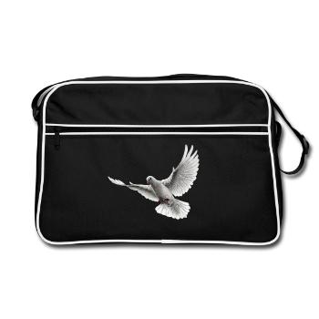 Dove - Retro Bag - black/white - Front