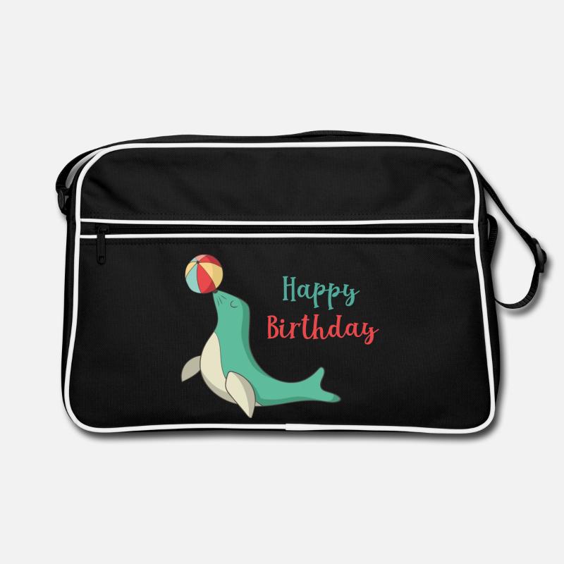Geburtstag Retro Tasche