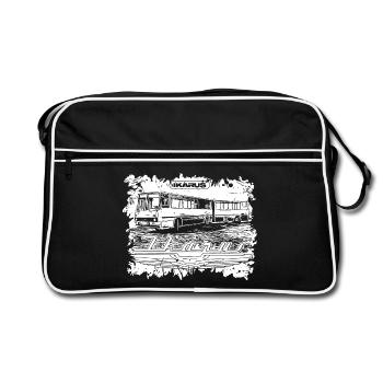 Bus articulé Ikarus Bus - Sac Retro - noir/blanc - Devant