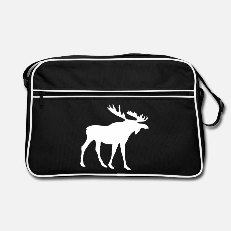 Moose Moose - Retro Bag - black/white