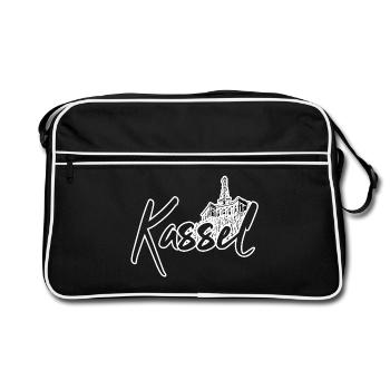 Kassel - Retro Bag - black/white - Front