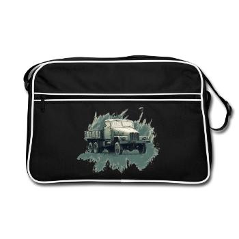 IFA G 5 Flatbed Truck - Retro Bag - black/white - Front