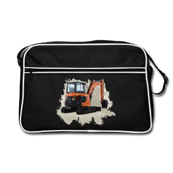 -pelles - Sac Retro - noir/blanc - Devant