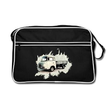 Camion à plateau BARKAS B1000 - Sac Retro - noir/blanc - Devant