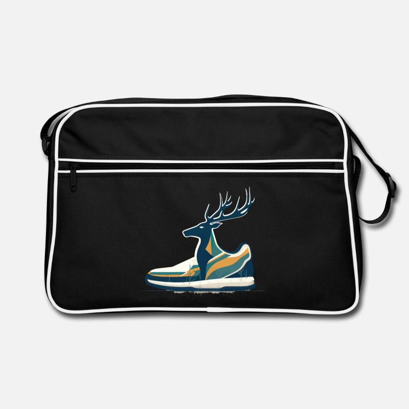 Forest Run Running Deer Sneaker Running Shoe Deer Sac Retro