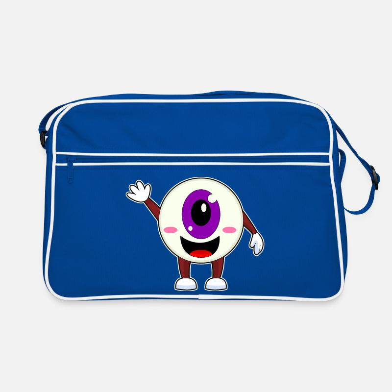 Augapfel Halloween Retro Tasche