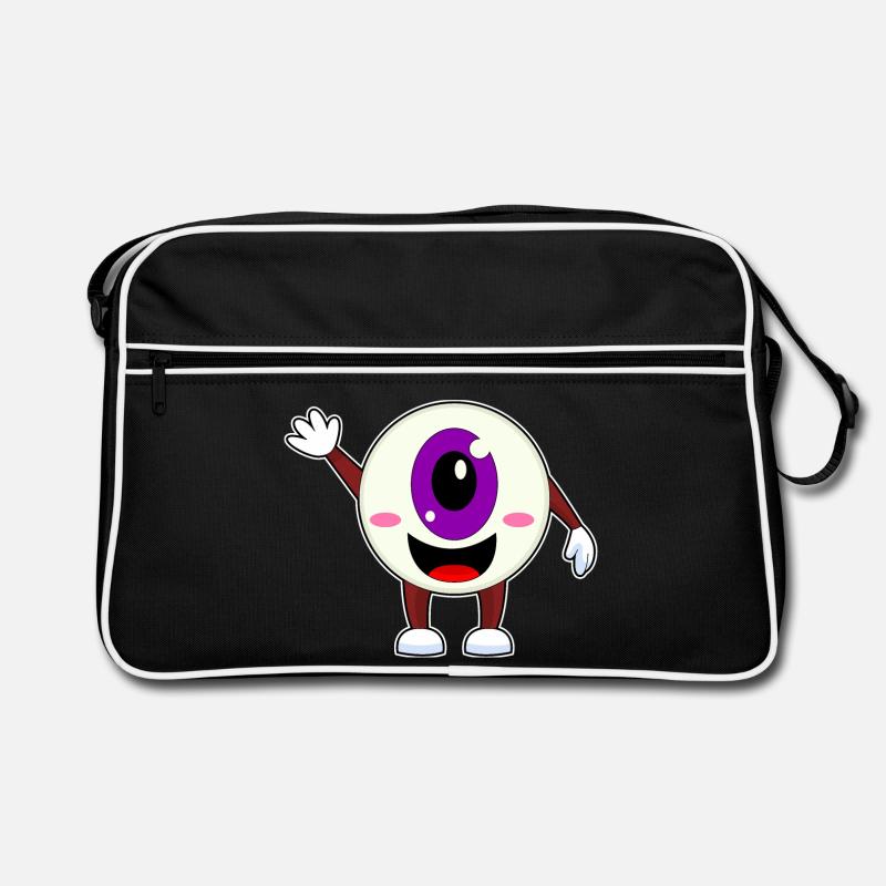 Augapfel Halloween Retro Tasche