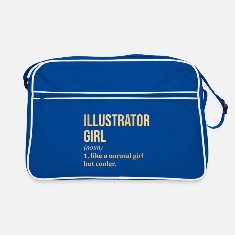 Illustrator Retro Tasche