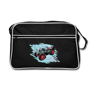 Le Tiger EM 235 - Sac Retro - noir/blanc - Devant