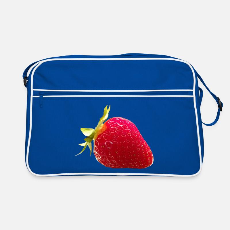 ERDBEERE als FRUCHTKUNST Retro Tasche