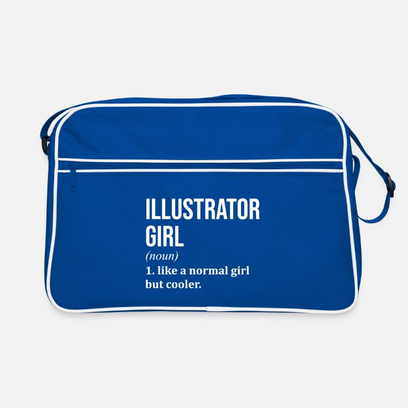 Illustrator Retro Tasche