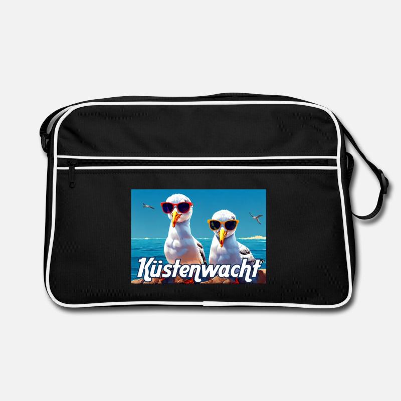 Coast Guard Seagulls Retro Bag