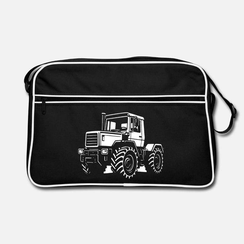 Kraftprotz auf Rädern Retro Tasche
