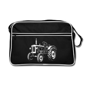 Tracteur d’époque R16 – Kraft de Hanovre - Sac Retro - noir/blanc - Devant
