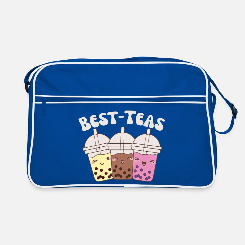 Best-Teas cute kawaii bubble tea boba tea Retro Tasche
