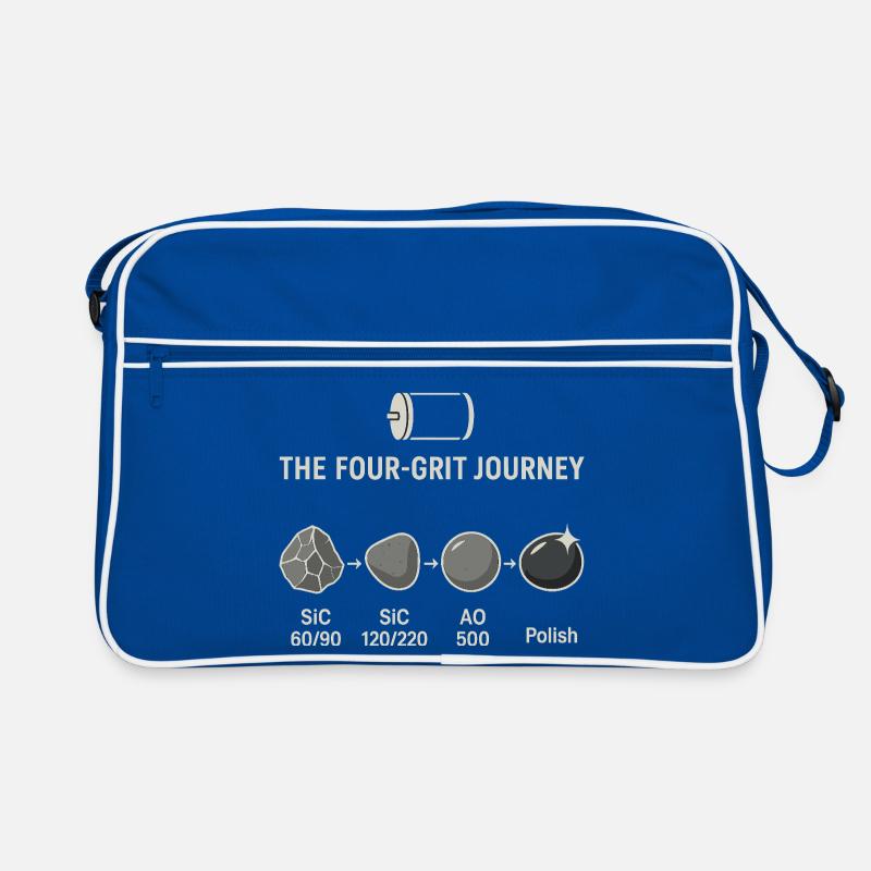 Der Vier-Schritte-Schleifprozess Retro Tasche