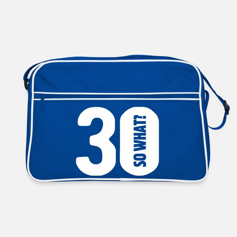 30 so what? Not so bad - birthday Retro Bag