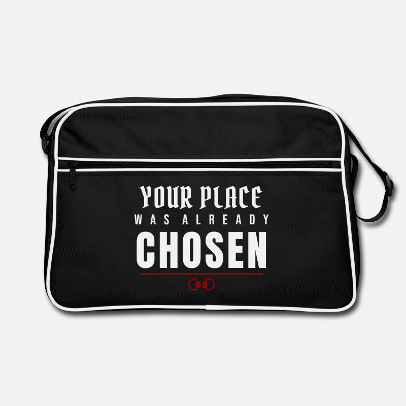 Dein Platz war bereits gewählt – Machttausch Retro Tasche