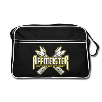 Riffmeister - Certified Riff Authority - Retro Bag - black/white - Front
