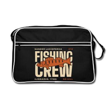 Sander Stack – Zander - Retro Tasche - Schwarz/Weiß - Vorne