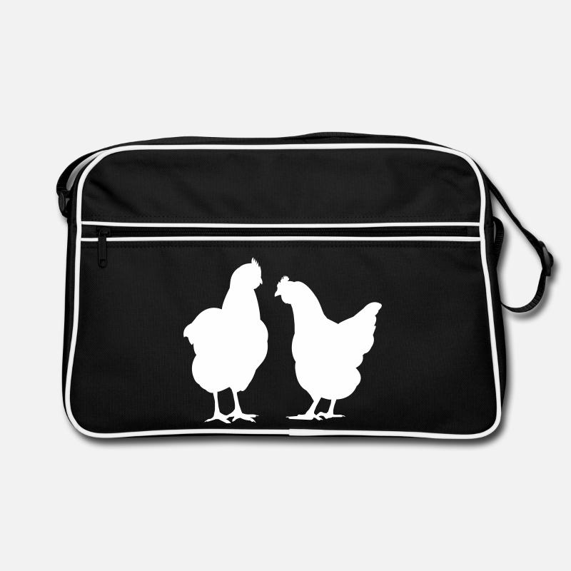 Chickens Hens Chicken Poultry Poultry Retro Bag