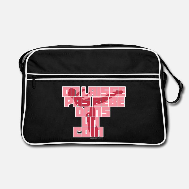 On laisse pas bébé dans un coin Sac Retro