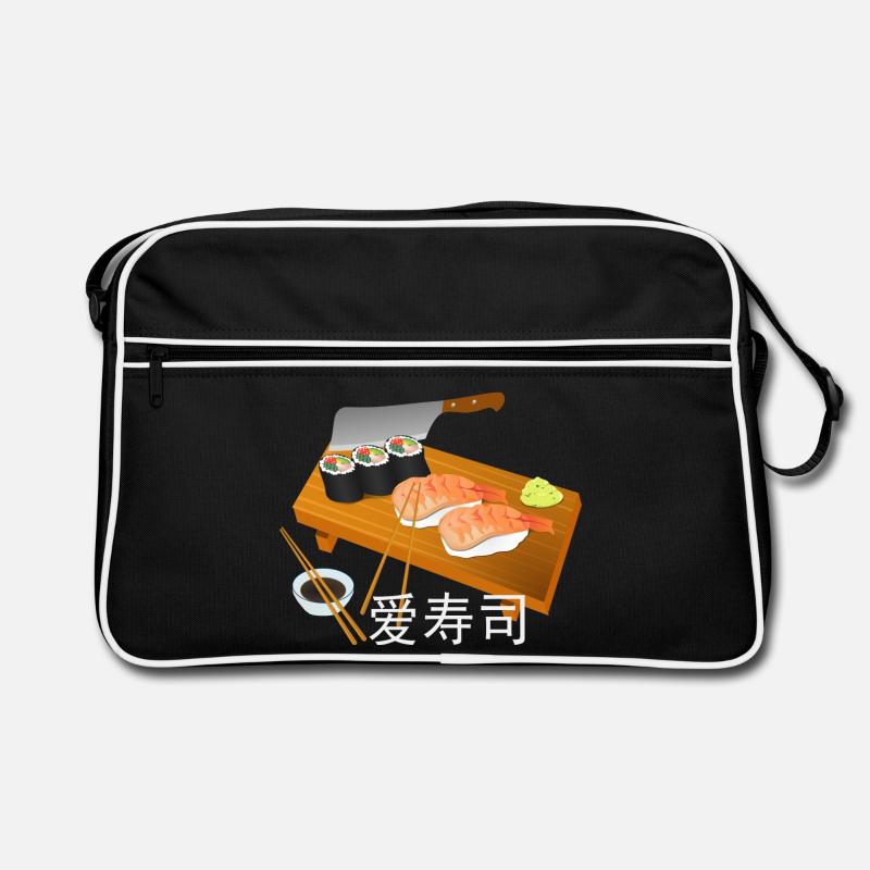 J'aime les sushis Sac Retro