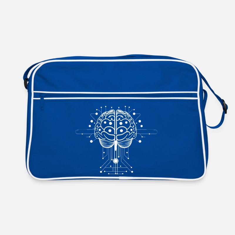 Brain AI Retro Tasche