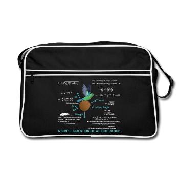 Question simple des rapports de poids - Sac Retro - noir/blanc - Devant