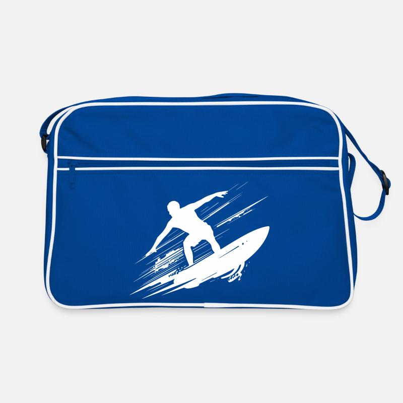 Surf dynamique Illustration Surf Surf Sac Retro