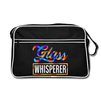 Art du vitrail Artiste du vitrail - Sac Retro - noir/blanc - Devant