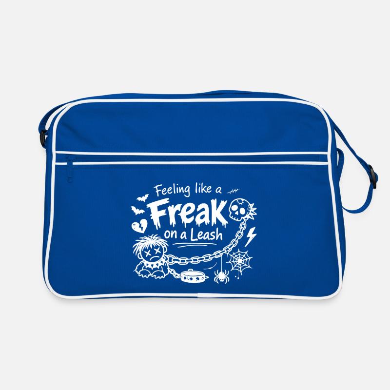 Feeling Like A Freak On A Leash Statement Retro Tasche