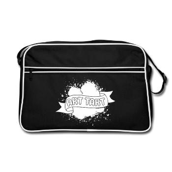 Funny Art Painter Art Tart Drawing - Retro Bag - black/white - Front
