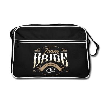 Équipe Mariée 2026 - Sac Retro - noir/blanc - Devant