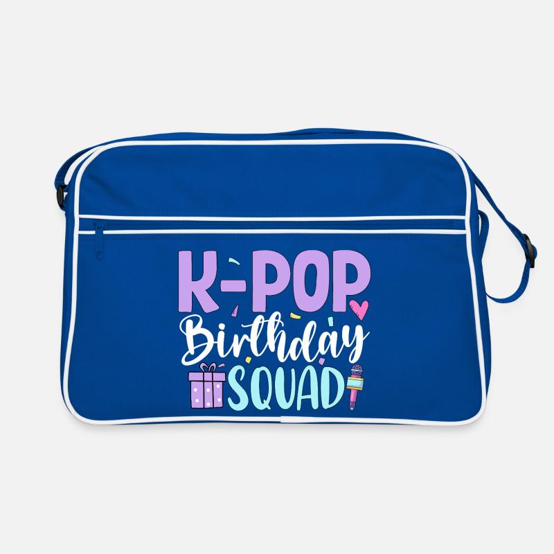 K Pop Birthday Squad Retro Tasche