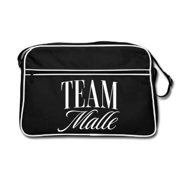 Mallorca Party - Retro Tasche - Schwarz/Weiß - Vorne