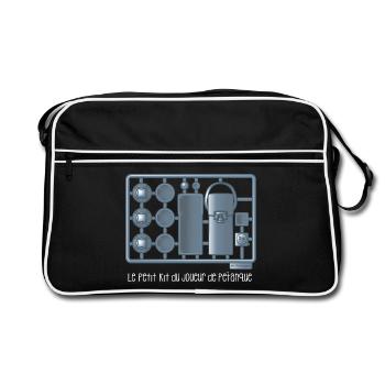Le petit kit du joueur de pétanque - Sac Retro - noir/blanc - Devant