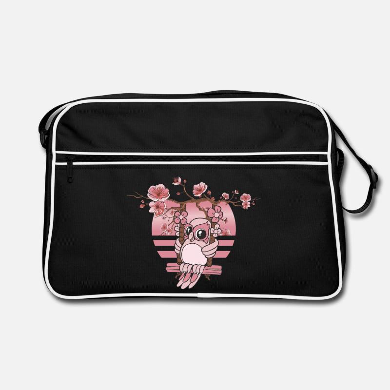 Süße Eule Retro Tasche