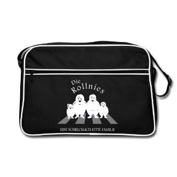 The Rollnies - Retro Bag - black/white - Front