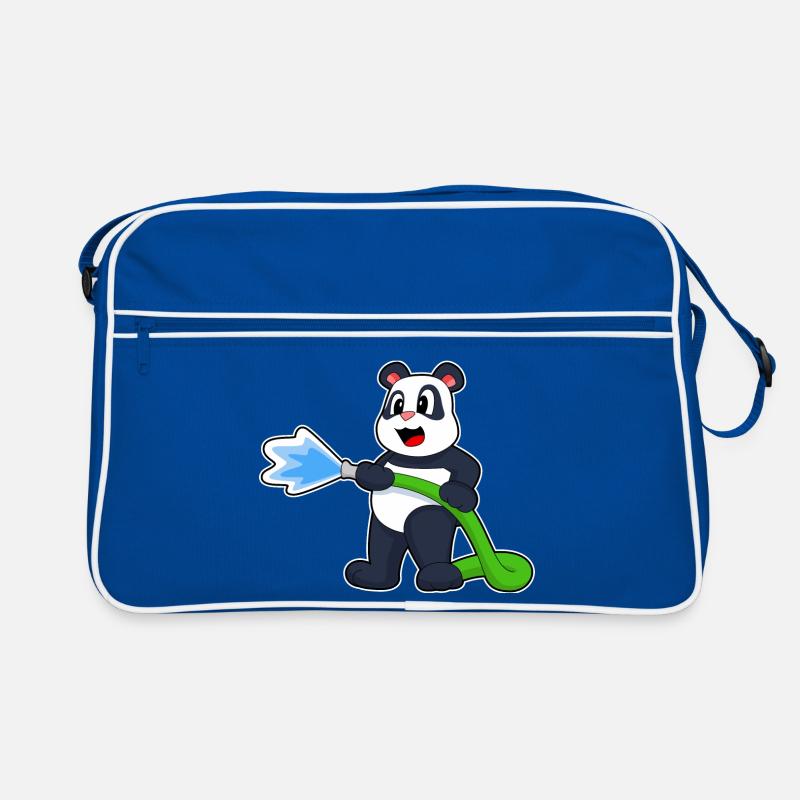 Panda Firefighter Fire Hose Fire Hose Fire Brigade Retro Bag