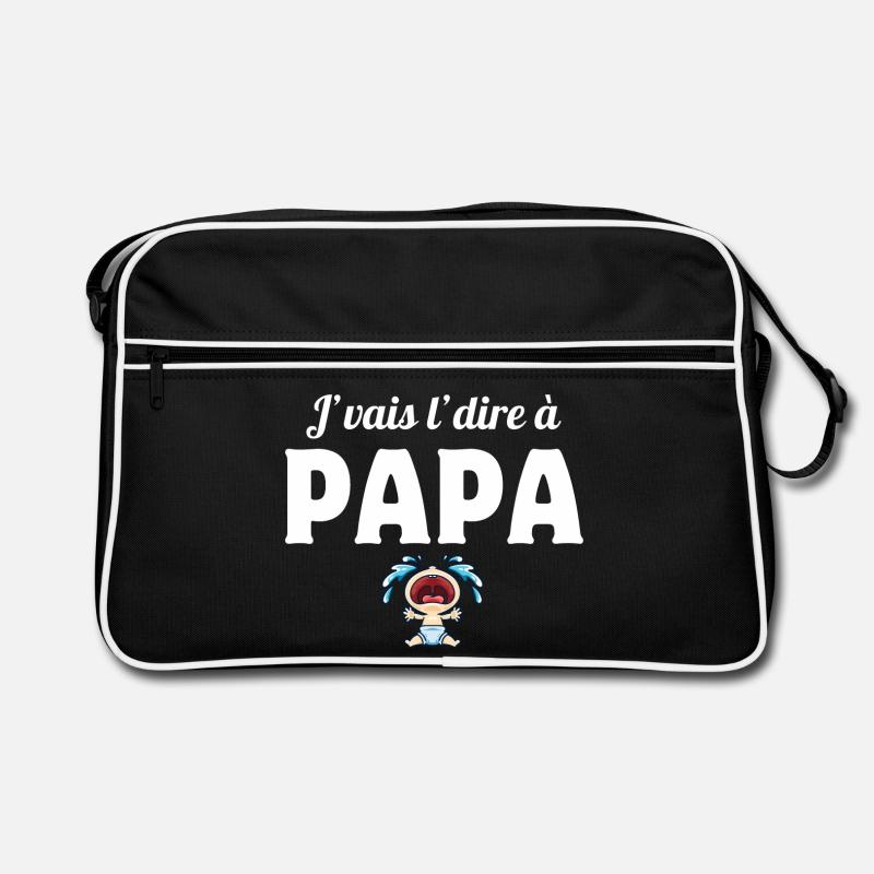 papa, j'aime mon papa, père Sac Retro