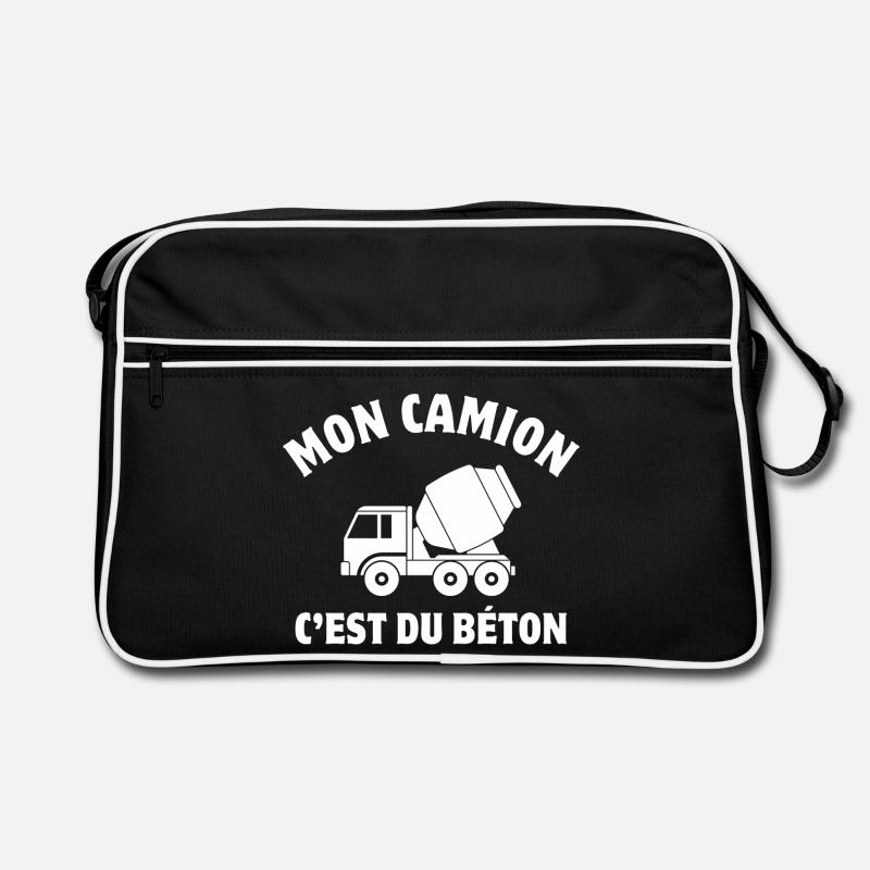 chantier, chef de chantier, engin de chantier Sac Retro