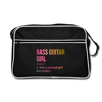 Bass Bass Bass - Sac Retro - noir/blanc - Devant
